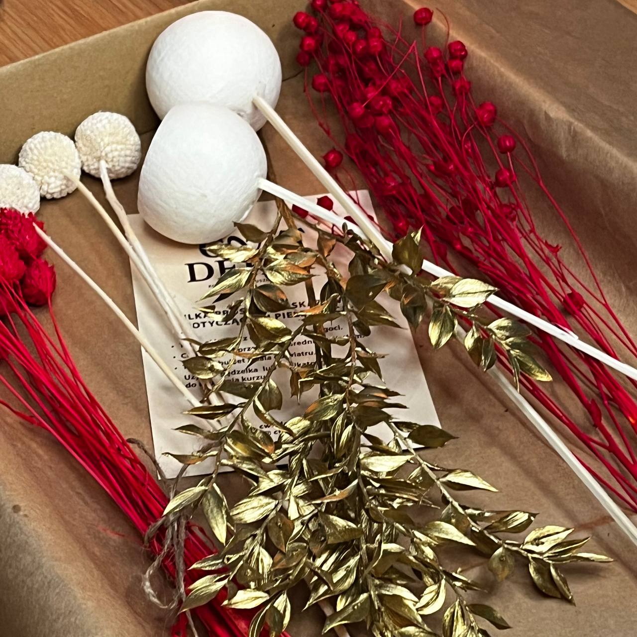 Zestaw Suszonych Roślin – Dekoracja, Wianek, Prezent, Bukiet DIY