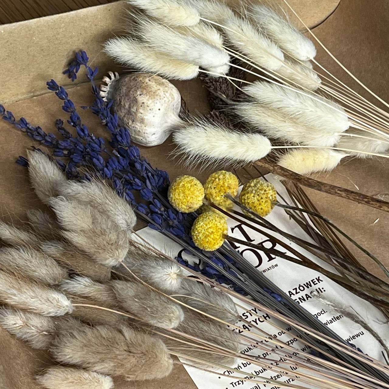 Zestaw Suszonych Roślin – Dekoracja, Wianek, Prezent, Bukiet DIY