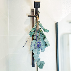 Eukaliptus i lawenda pod prysznic