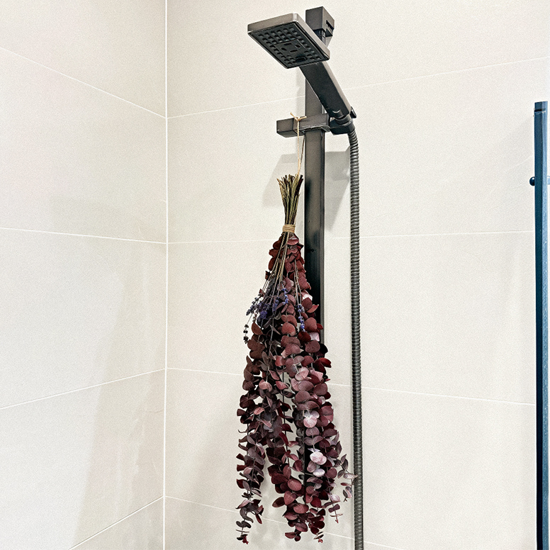 Eukaliptus i lawenda pod prysznic